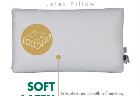 Подушка из 100% натурального латекса "Soft"