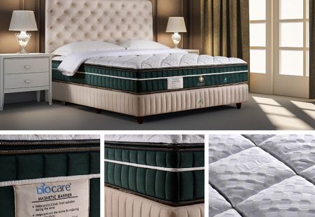 Дизайнерская кровать с матрасом из 100% натурального латекса коллекция &quot;Compass 100&quot;