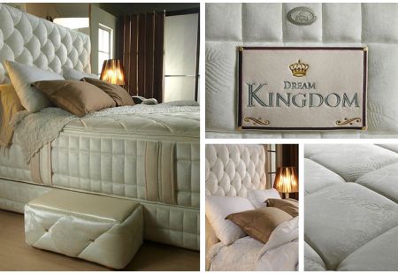 Дизайнерская кровать с матрасом из 100% натурального латекса коллекция &quot;Dream Kingdom&quot;