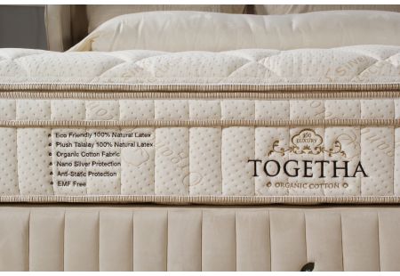 Дизайнерская кровать с матрасом из 100% натурального латекса коллекция &quot;Togetha 100&quot;